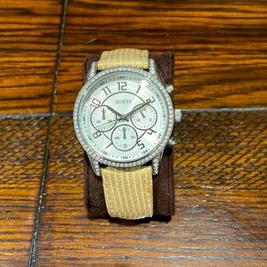 GUESS rhinestone watch